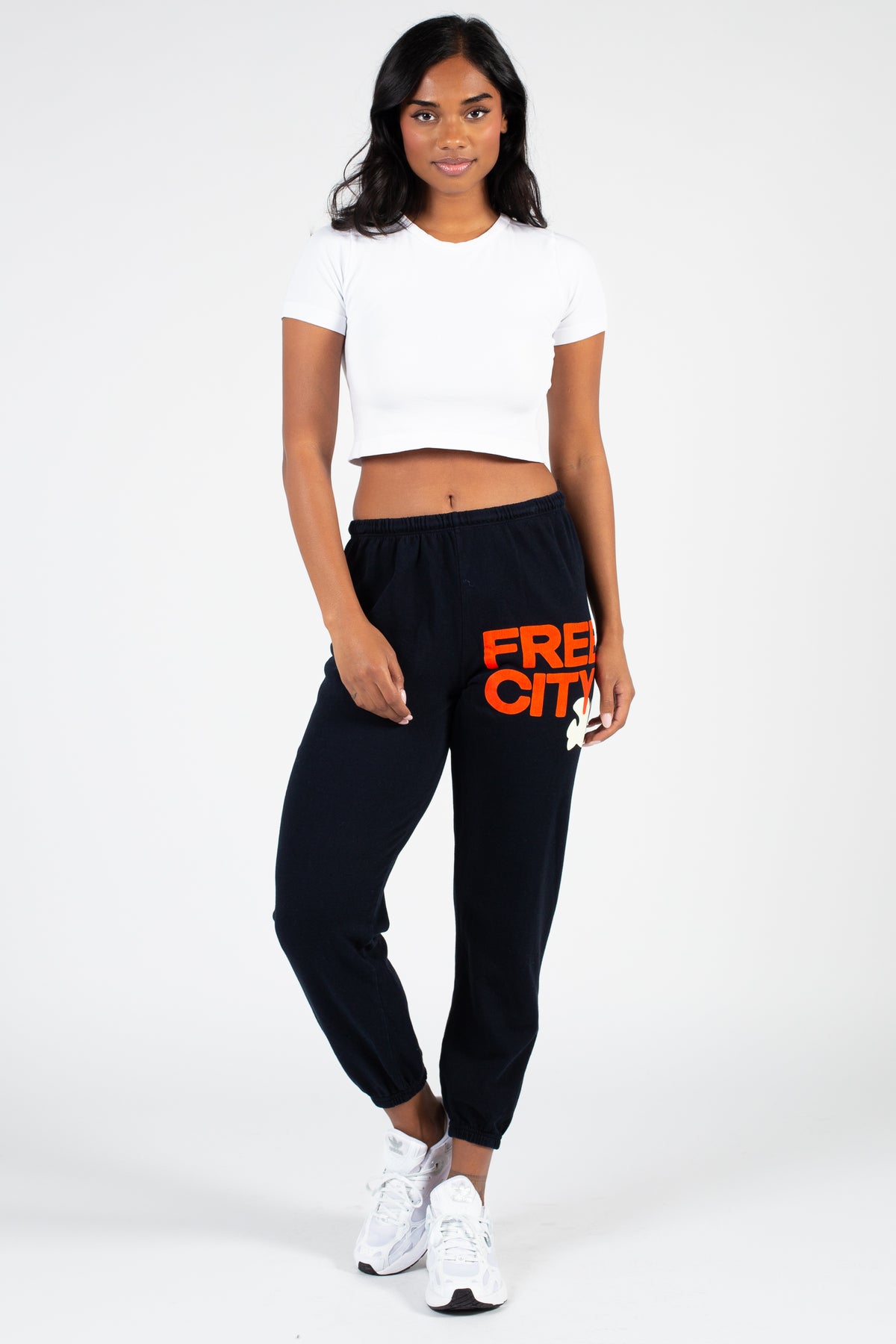 FREECITY Large Logo Sweatpants – honey