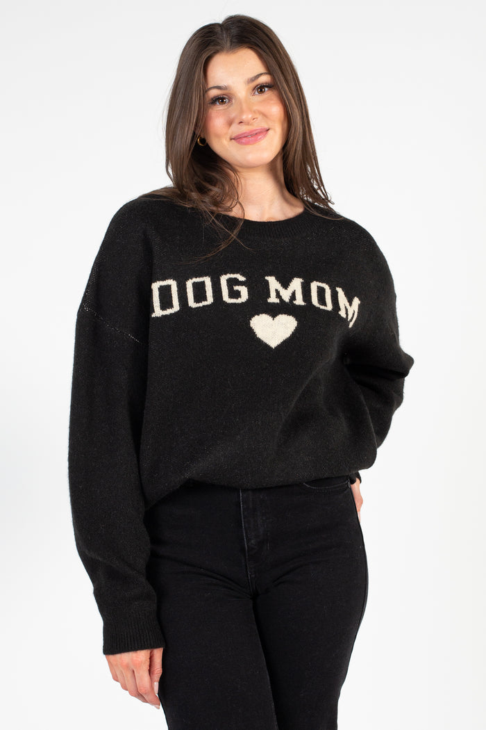 The 'Dog Mom' Sweater - honey