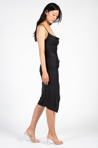 Tabitha Asymmetrical Hem Midi Dress