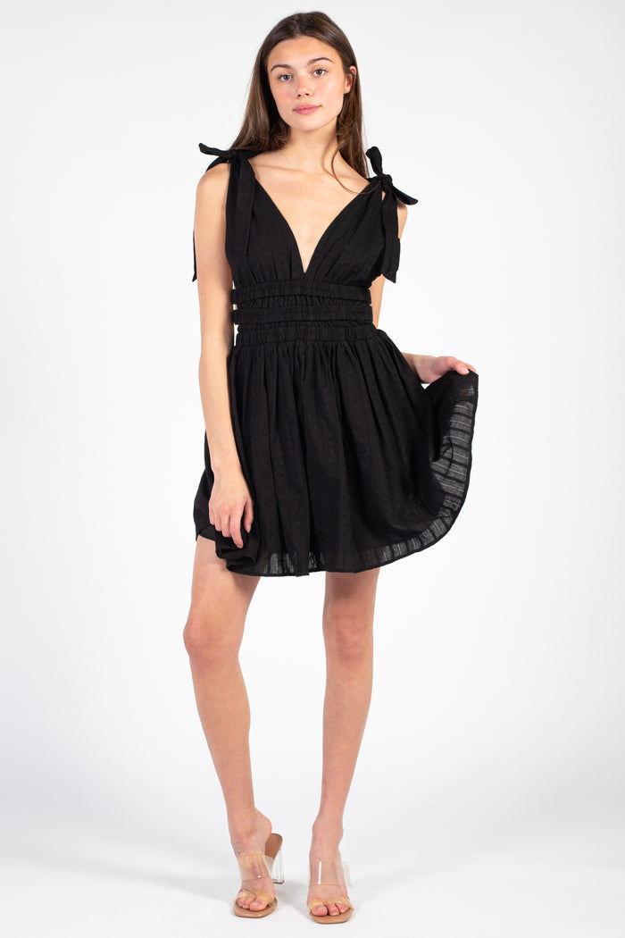 Adina Mini Dress - Black
