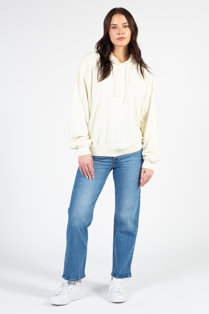 Raw Trim Hoodie - honey