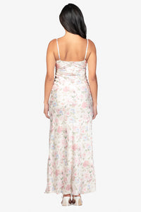 Caddie Floral Maxi Dress - honey