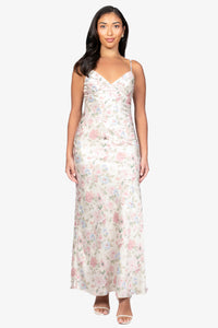 Caddie Floral Maxi Dress - honey