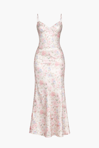 Caddie Floral Maxi Dress - honey