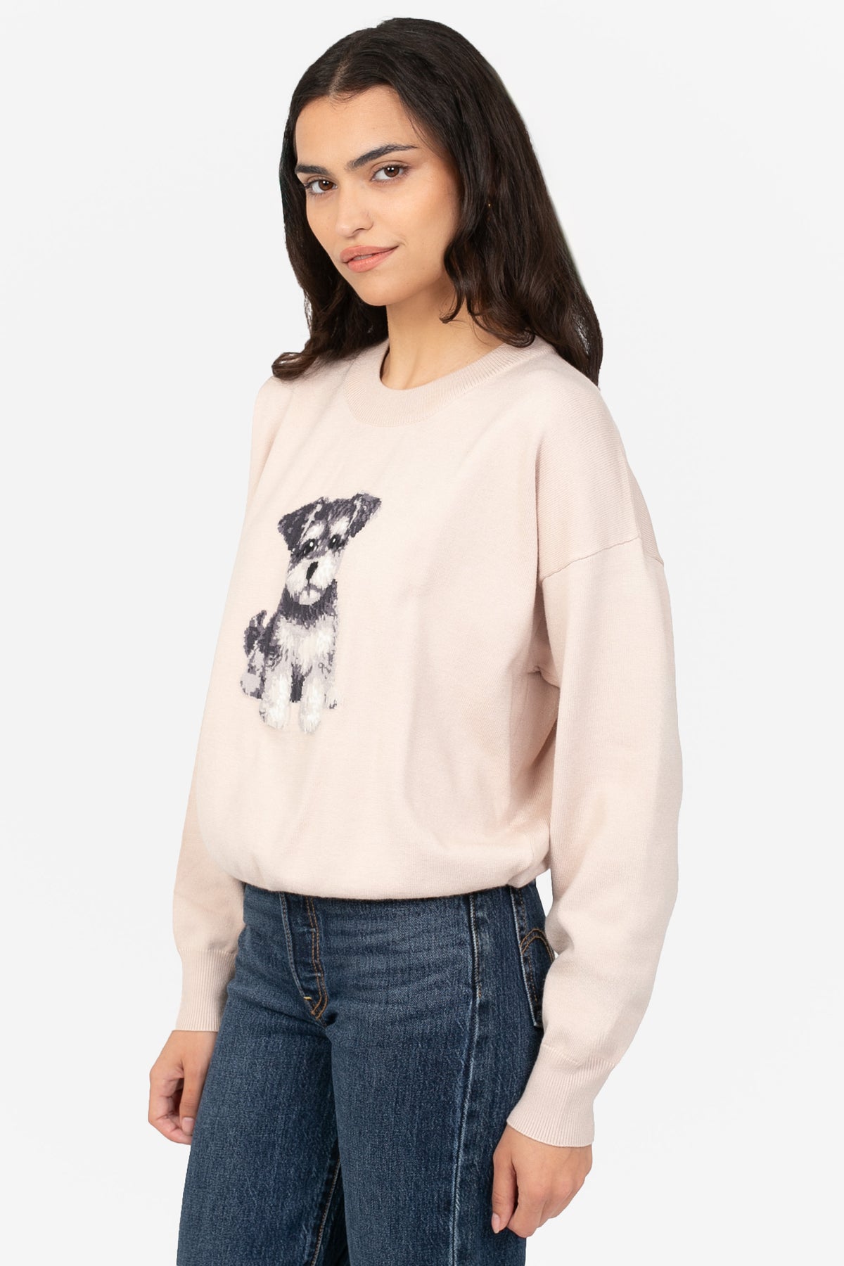 Milo Schnauzer Knit Sweater