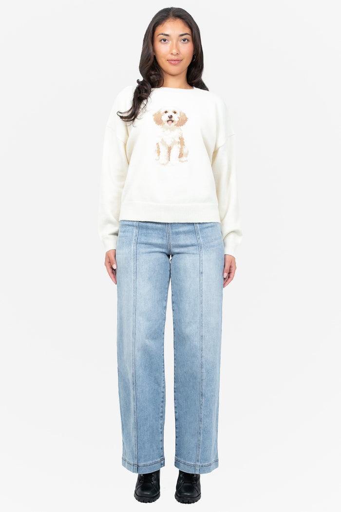 Mabel Cockapoo Knit Sweater