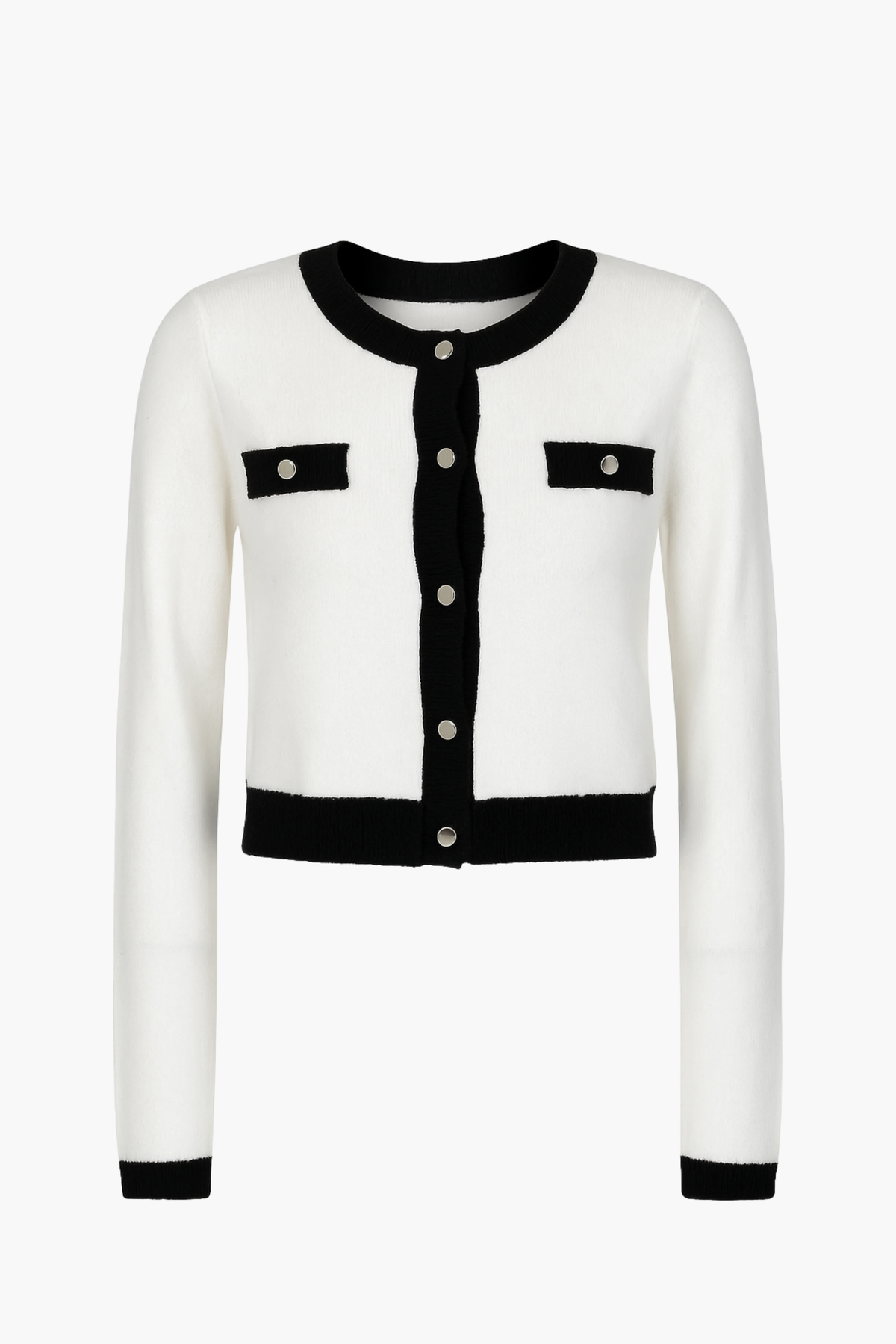 Monroe Contrast Knit Cardigan