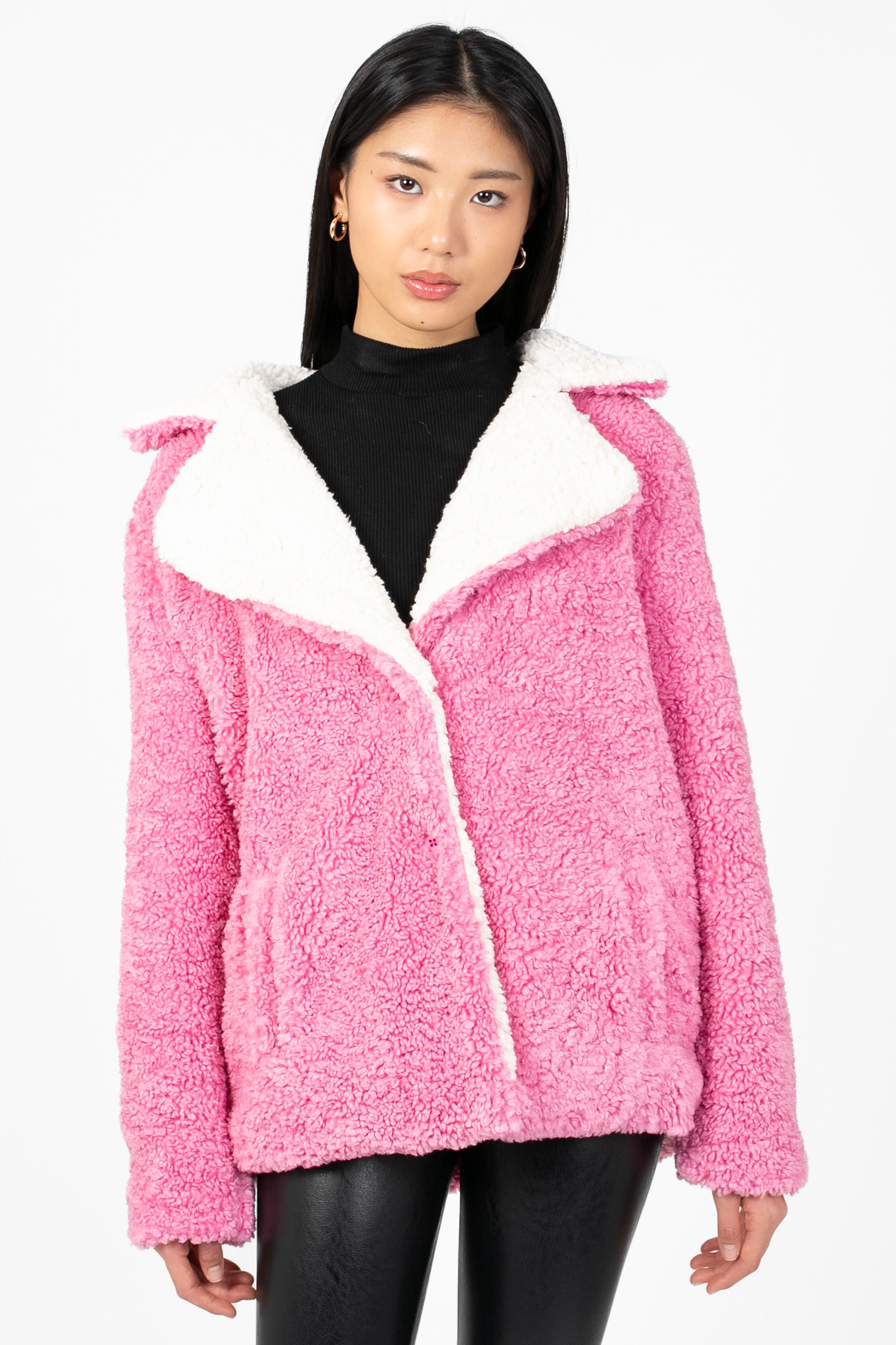 Amiri Contrast Fuzzy Jacket