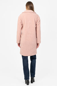 Eldara Teddy Midi Jacket - honey