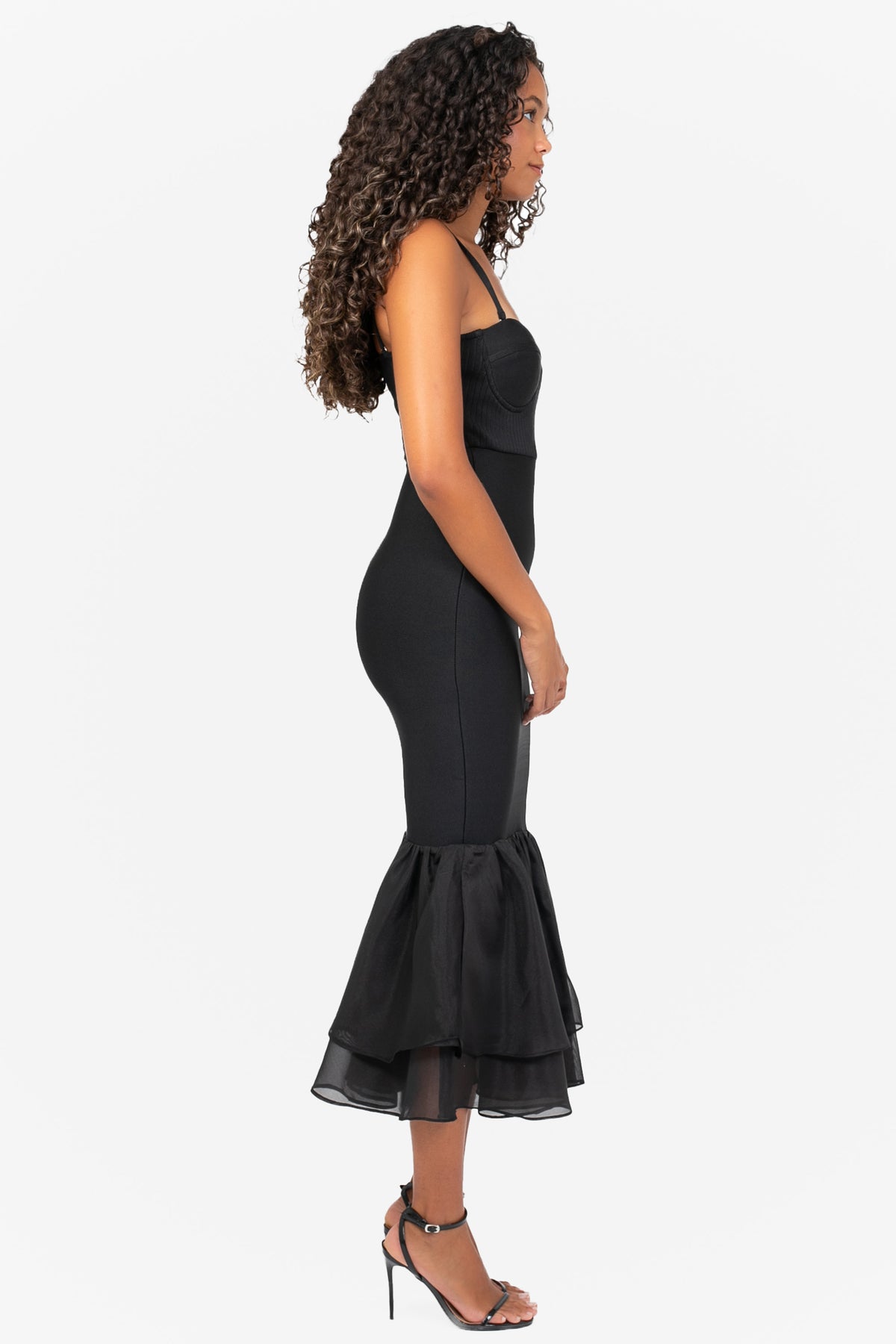 Luna Bandage Bodycon Midi Dress