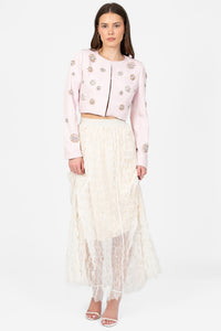 Esmerelda Sparkle Embellished Jacket - honey