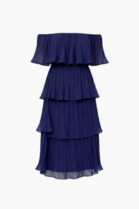 Marianne Pleated Midi Dress