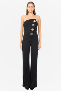 Rosavind Strapless Asymmetrical Jumpsuit
