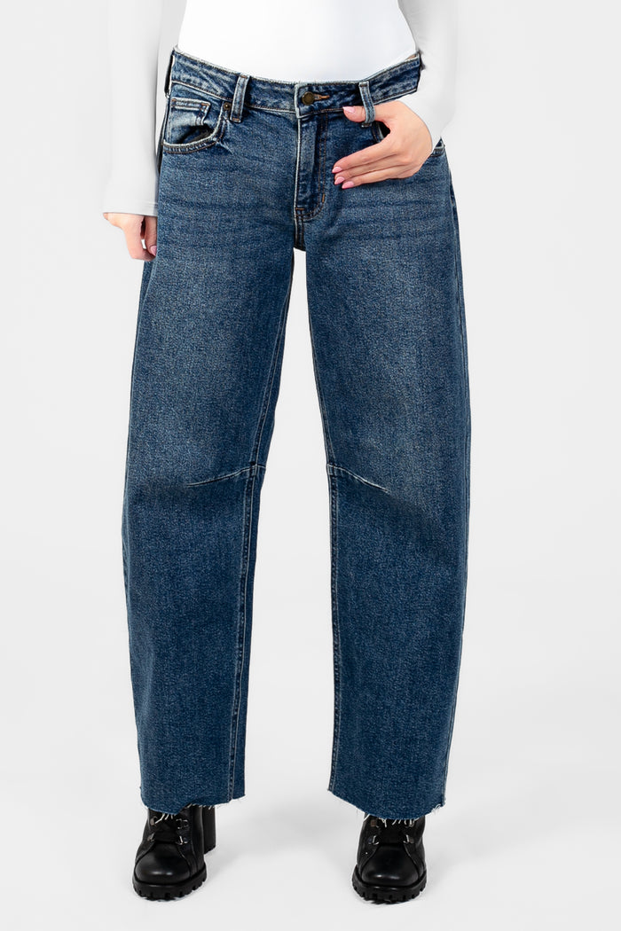 Just USA® Barrel Jeans - honey
