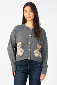 Beary Sweet Cardigan - honey