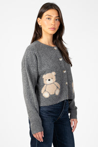 Beary Sweet Cardigan - honey