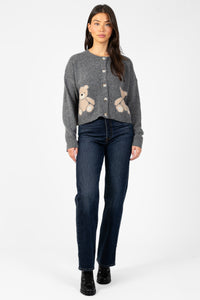 Beary Sweet Cardigan - honey