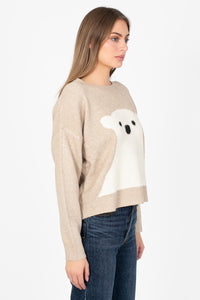 Alpine Polar Bear Sweater - honey