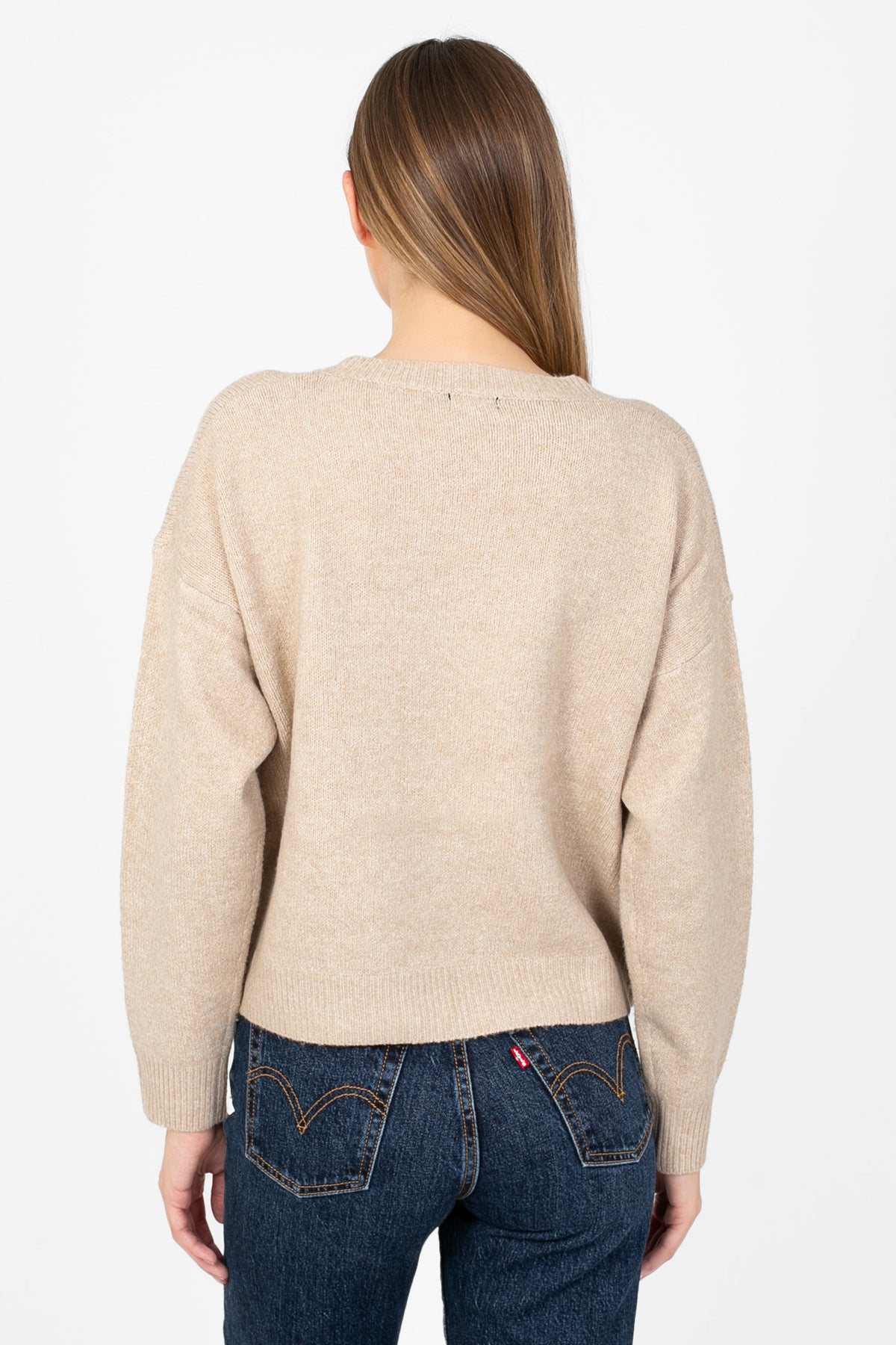 Alpine Polar Bear Sweater - honey