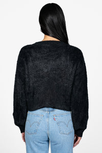 Love Story Heart Button Cardigan - honey