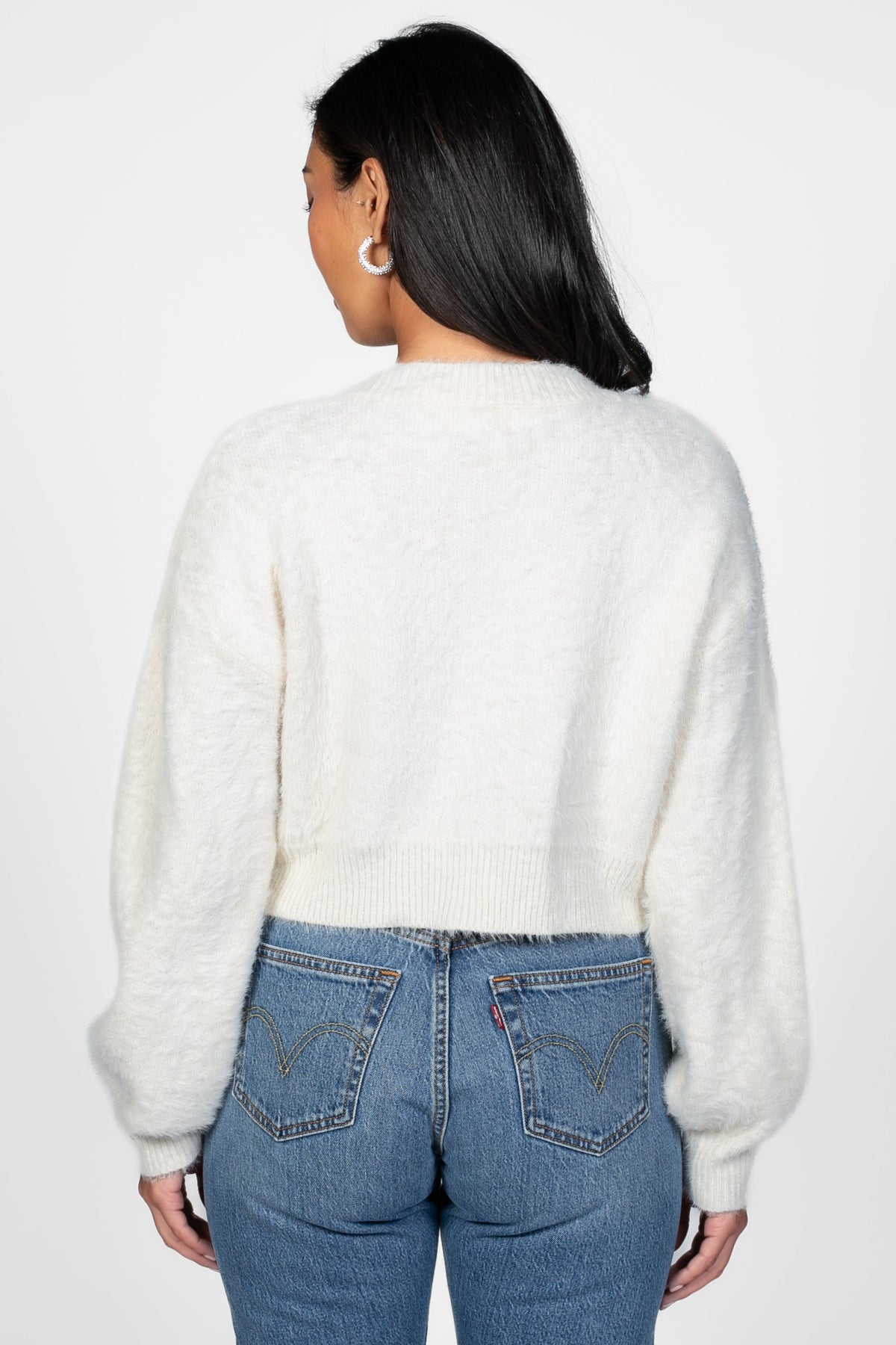 Love Story Heart Button Cardigan - honey