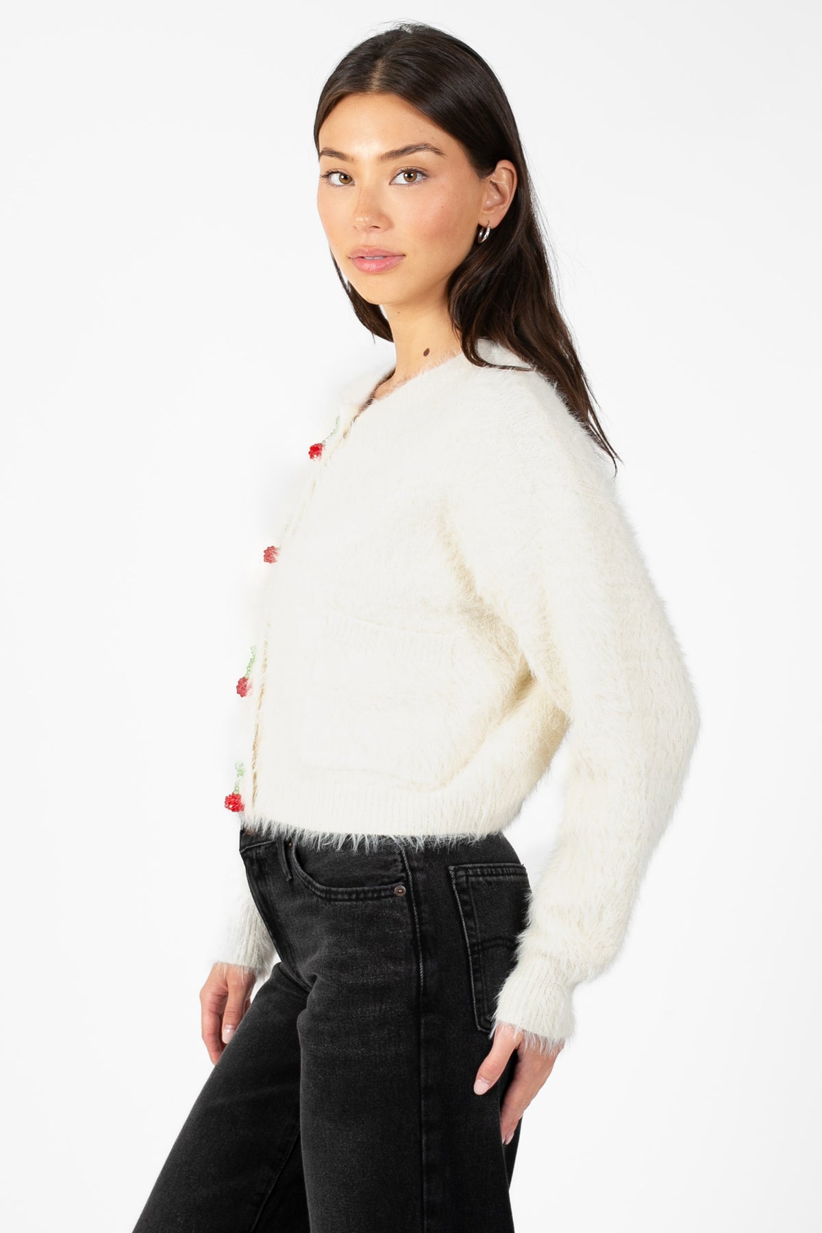 Cherry on Top Cardigan - honey
