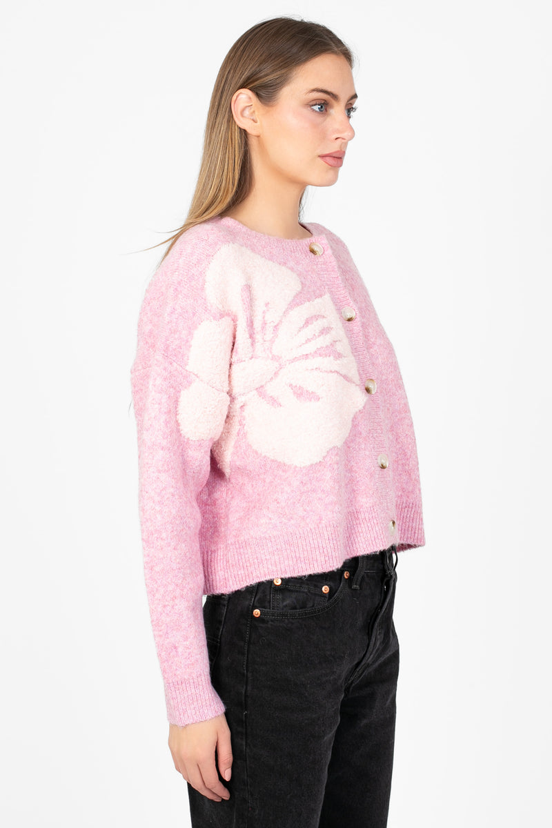 Petal Bloom Cardigan - honey