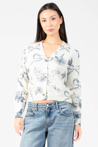 Lyla + Luxe® Kailiebow Cardigan - honey