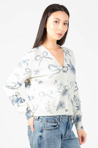 Lyla + Luxe® Kailiebow Cardigan - honey