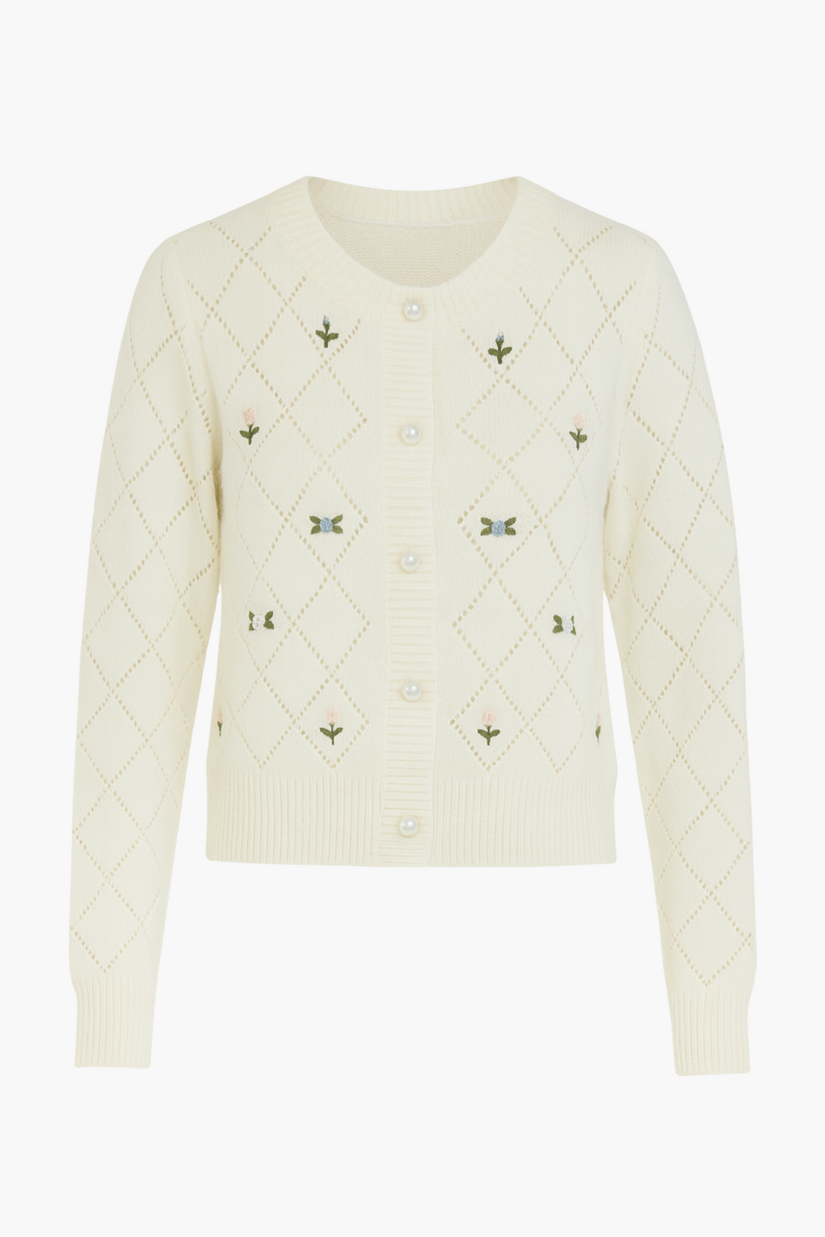 Lyla + Luxe® Lacey Rose Cardigan - honey