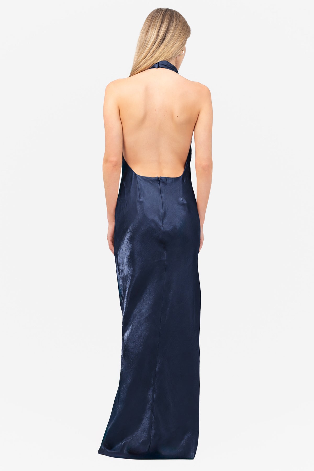 Julia Shine Satin Maxi Dress