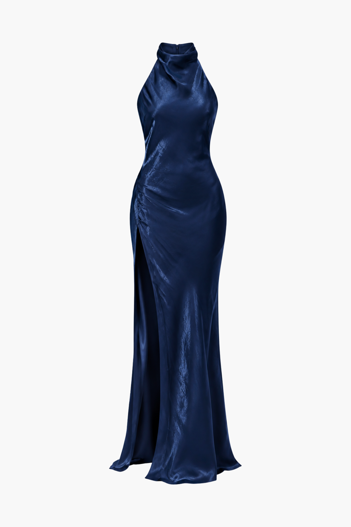 Julia Shine Satin Maxi Dress - honey