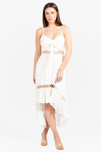 Willa Circle Cut Out Dress - honey