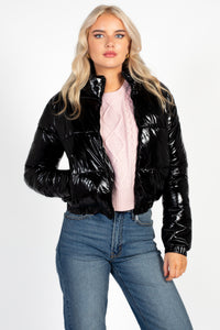 Lena Shiny Puffer Jacket