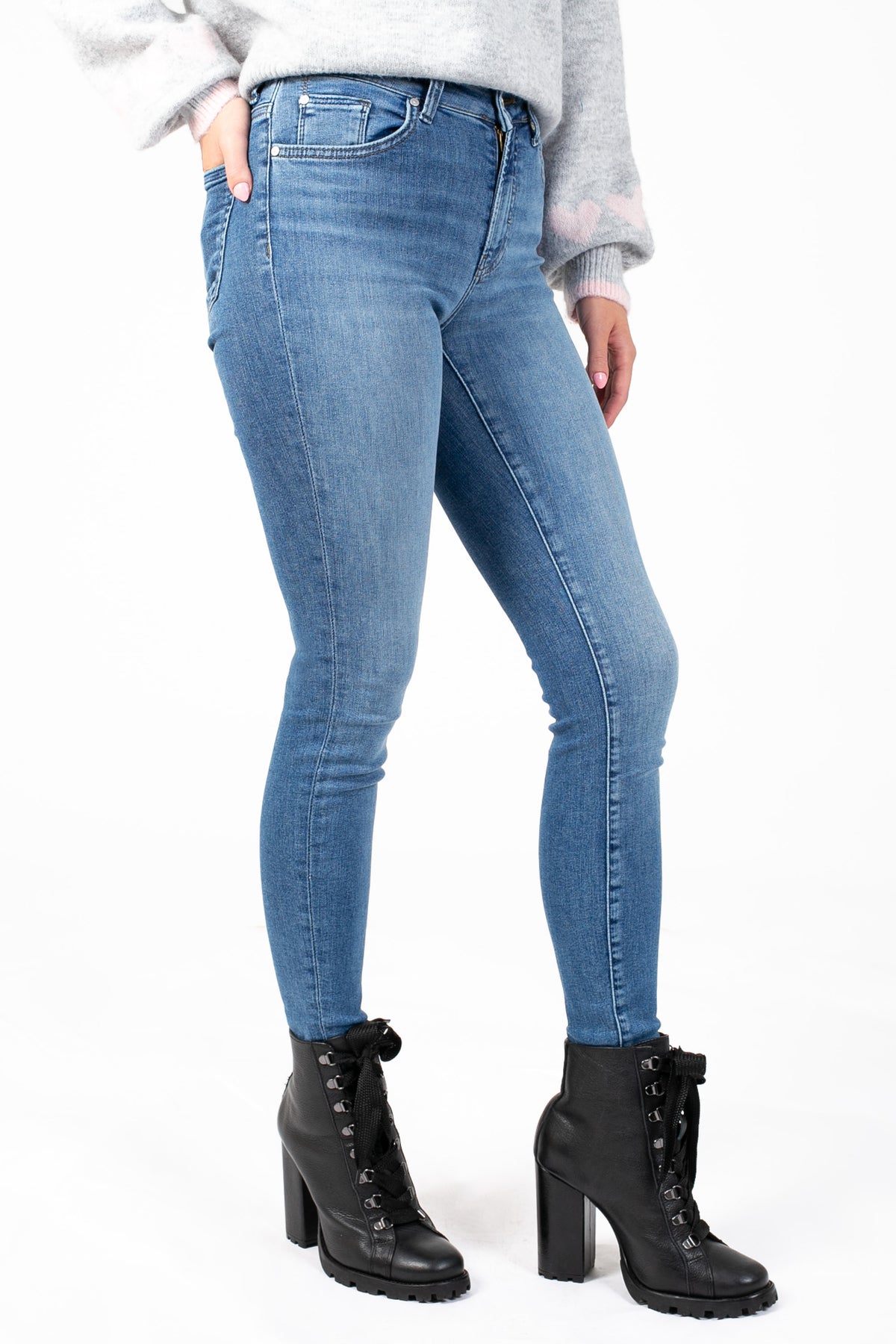 Mavi® Tess Mid-Rise Skinny Jeans - honey