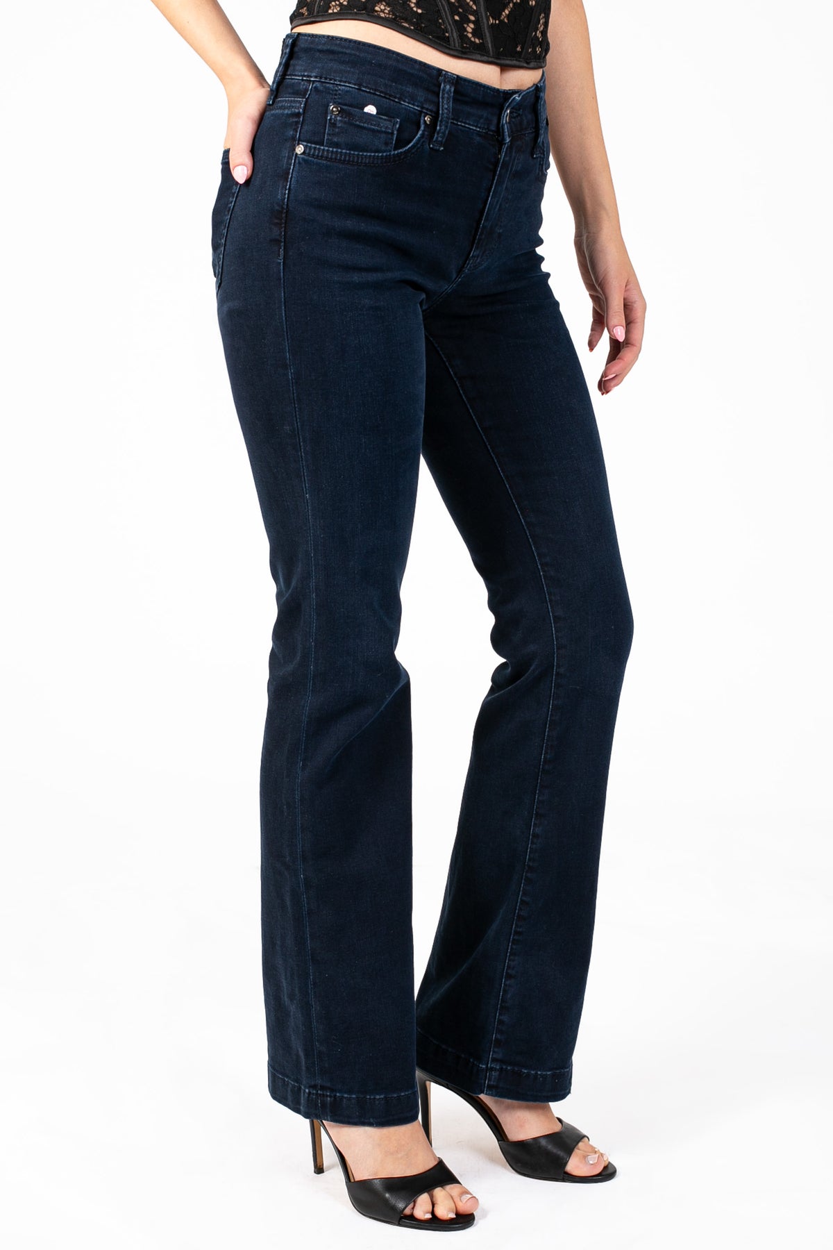 Mavi® Vicky Mid-Rise Bootcut Jeans - honey