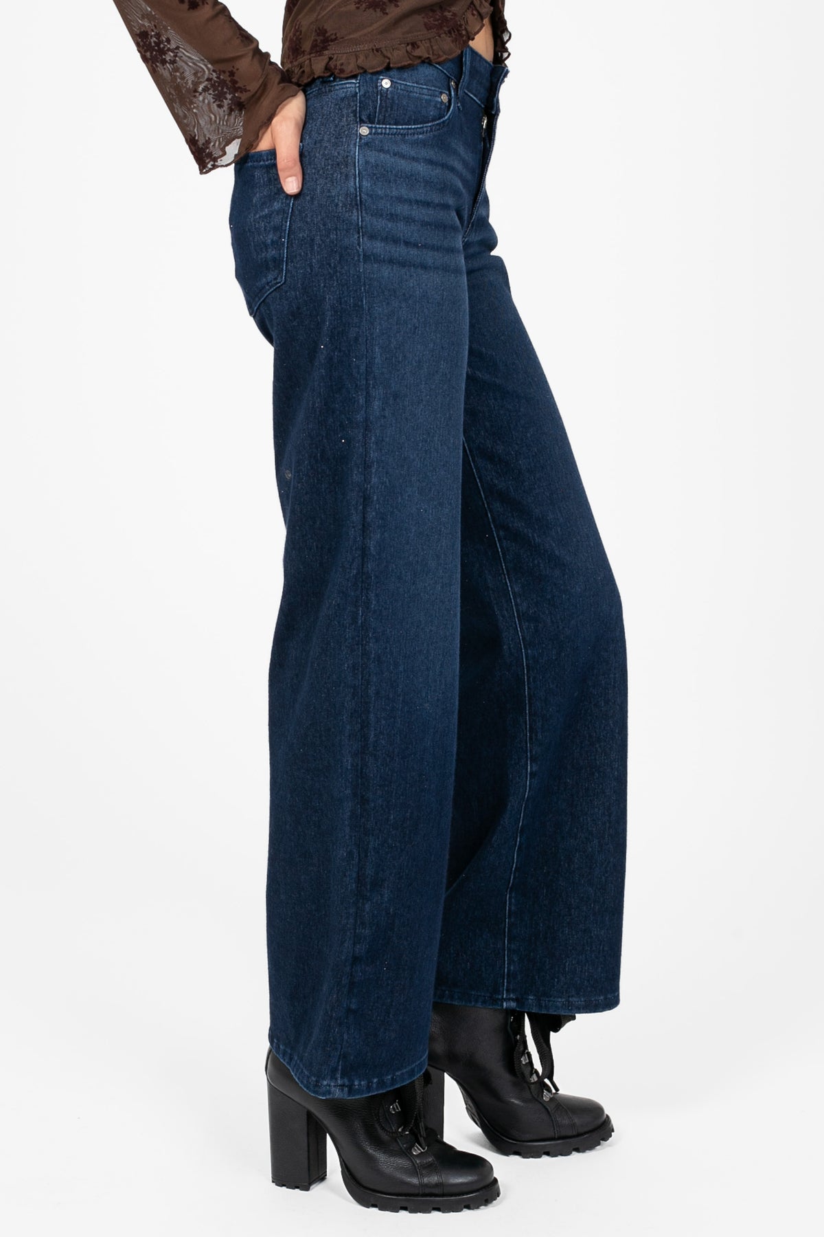 Mavi® Sabrina Wide Leg Jeans - honey