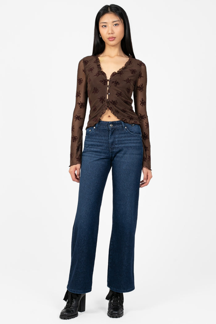 Mavi® Sabrina Wide Leg Jeans - honey