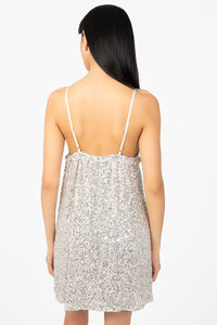 Please Please Please Sequin Mini Dress - honey