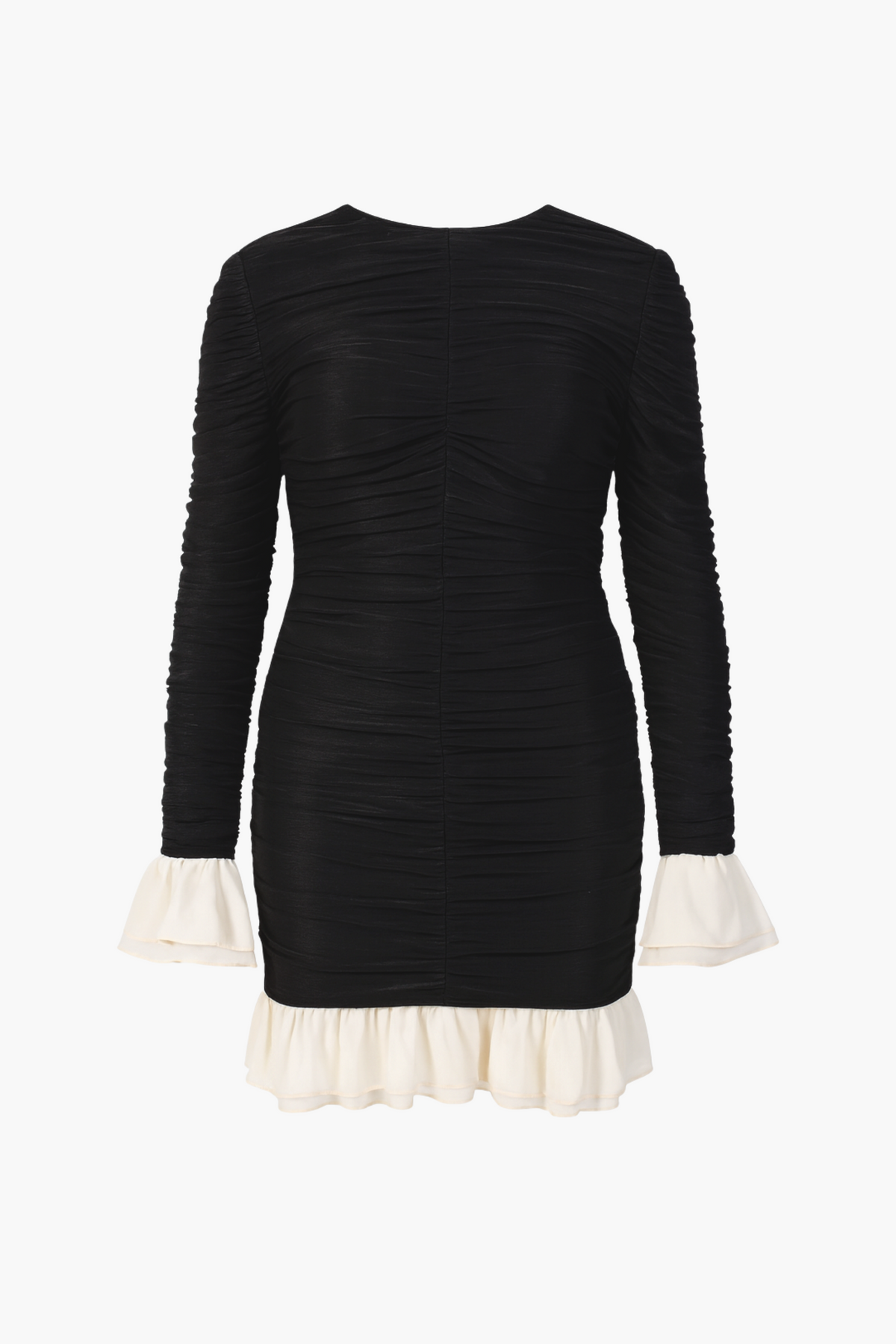 Opalina Ruched Mini Dress - honey