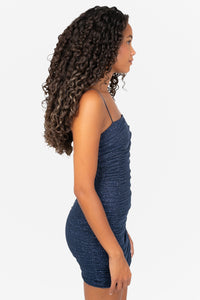 Penelope Shimmer Mesh Mini Dress