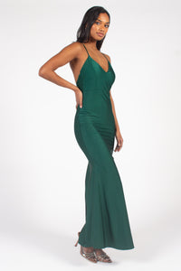 All That Shimmers Mermaid Maxi Dress