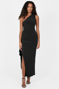 Vesper One-Shoulder Maxi Dress - honey