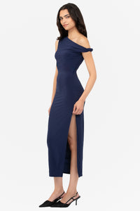 Soraya Mesh Ruched Maxi Dress