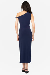 Soraya Mesh Ruched Maxi Dress
