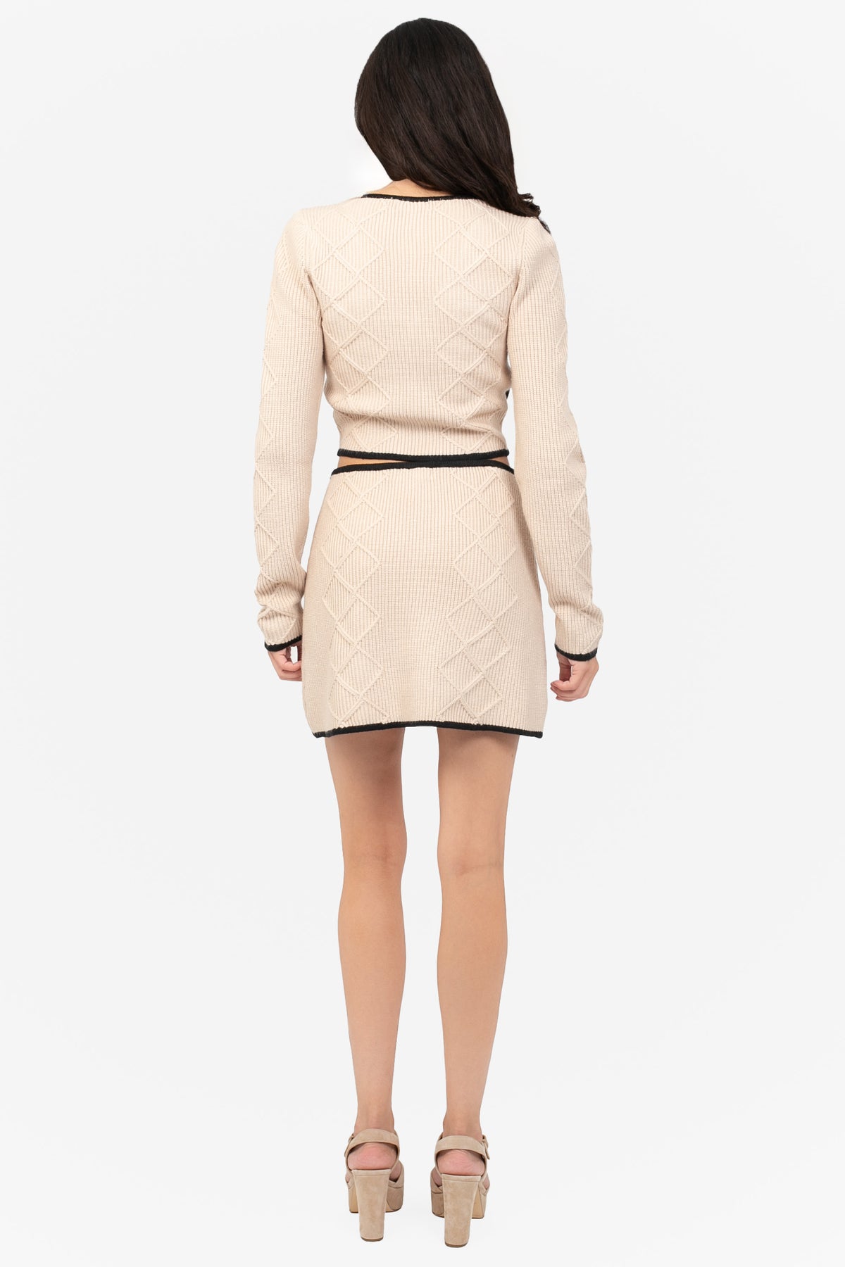 Isabelle Jewelled Bow Mini Skirt