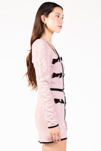 Noelle Jeweled Bow Sweater - honey