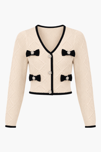 Noelle Jewelled Bow Sweater