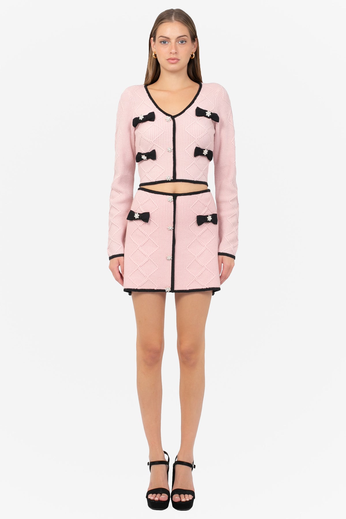 Noelle Jewelled Bow Sweater