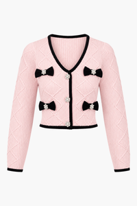Noelle Jewelled Bow Sweater